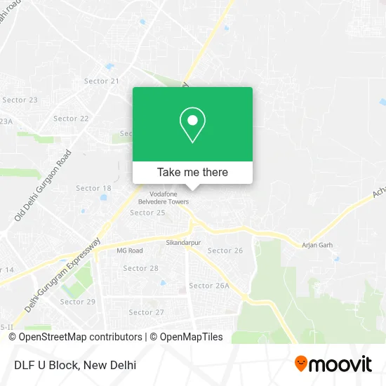 DLF U block map