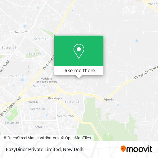 EazyDiner Private Limited map