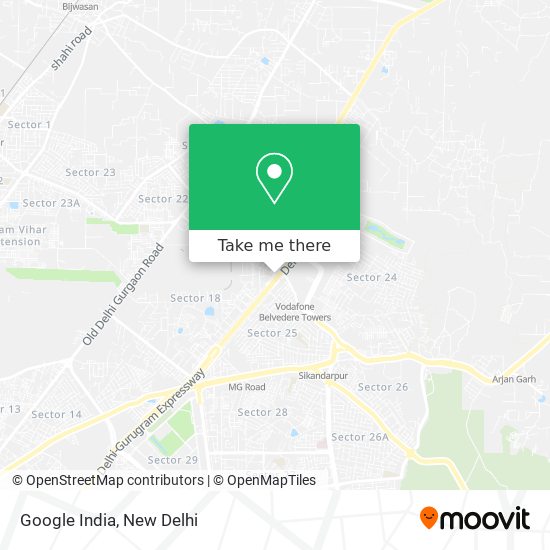 Google India map