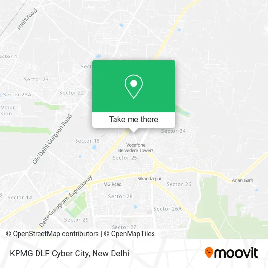 KPMG DLF Cyber City map