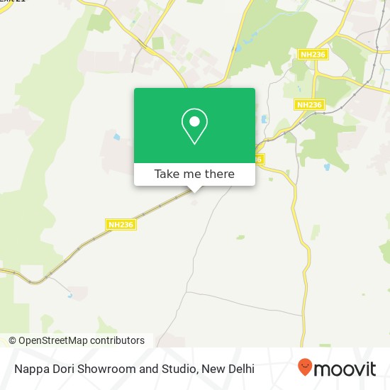 Nappa Dori Showroom and Studio map