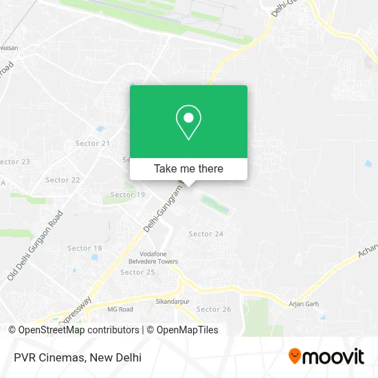 PVR Cinemas map