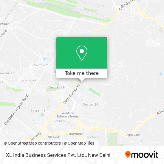 XL India Business Services Pvt. Ltd. map