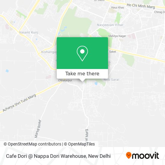Cafe Dori @ Nappa Dori Warehouse map