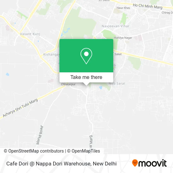 Cafe Dori @ Nappa Dori Warehouse map