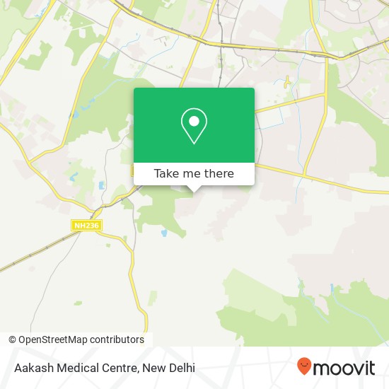 Aakash Medical Centre map