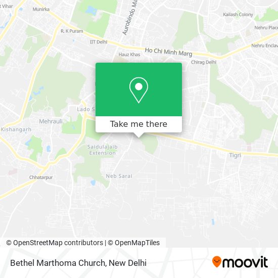 Bethel Marthoma Church map