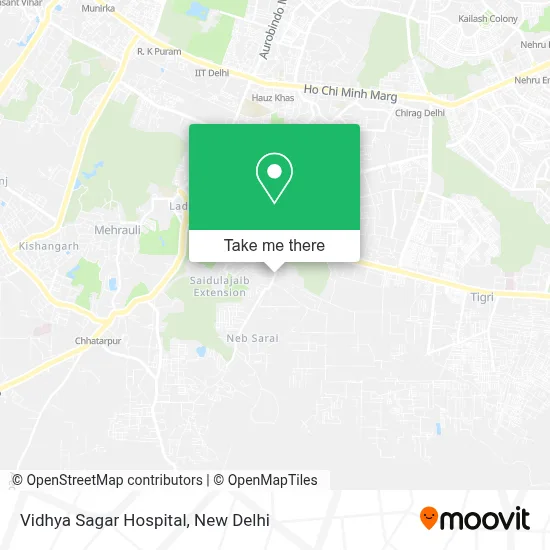 Vidhya Sagar Hospital map