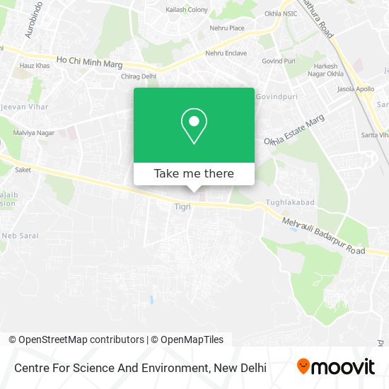 Centre For Science And Environment map