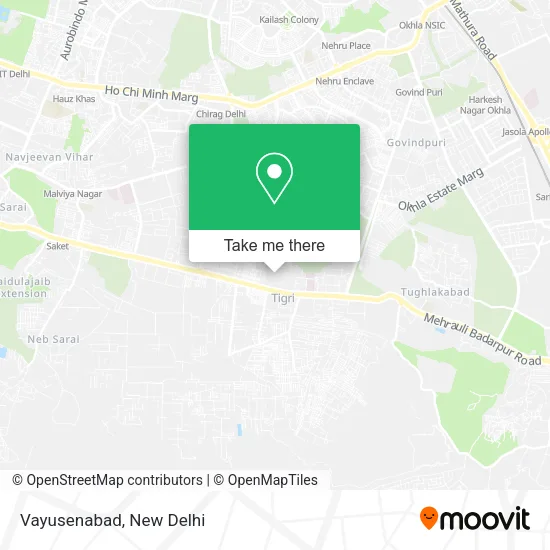 Vayusenabad map