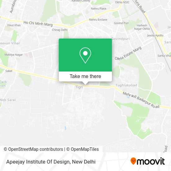 Apeejay Institute Of Design map