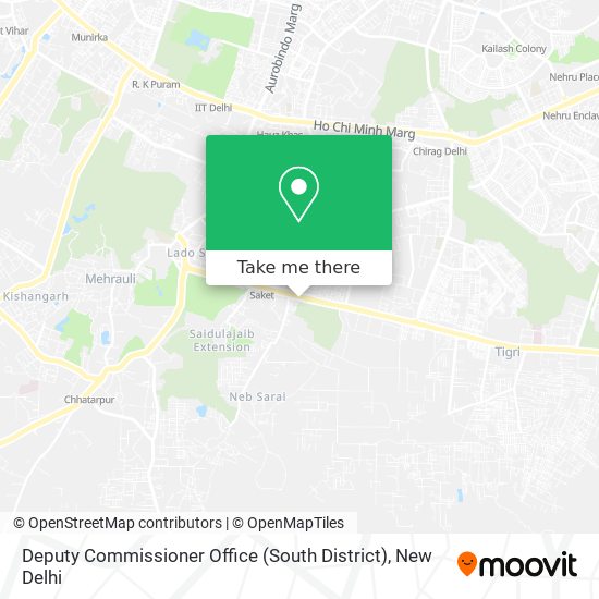 Deputy Commissioner Office (South District) map