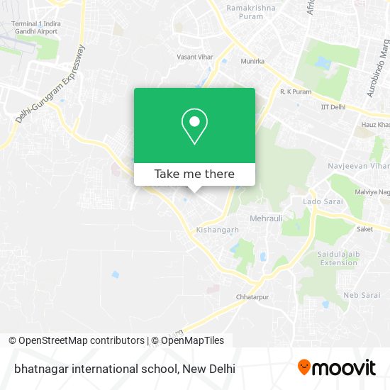 bhatnagar international school map