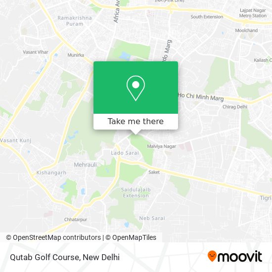 Qutab Golf Course map