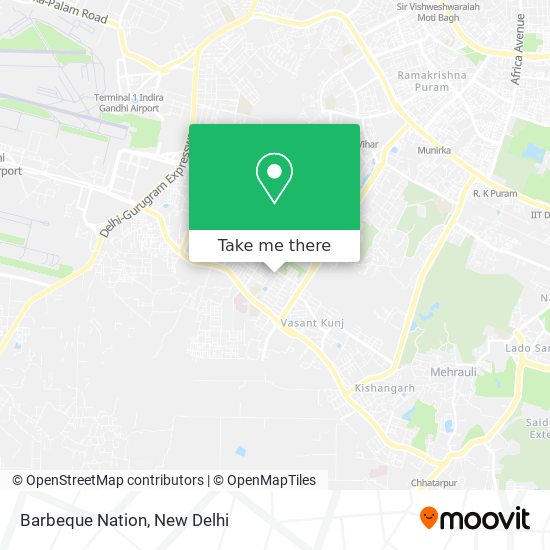 Barbeque Nation map