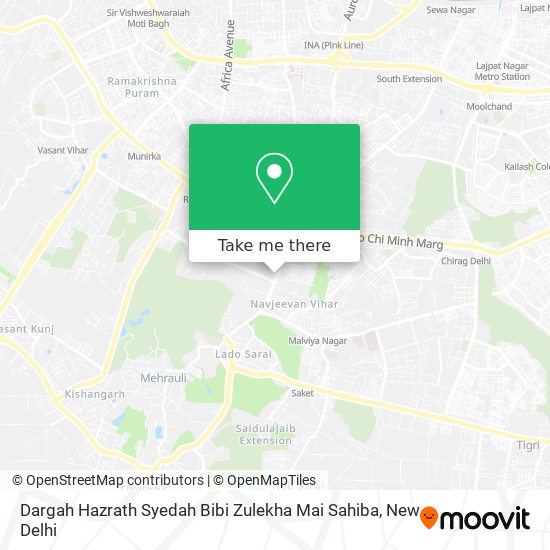 Dargah Hazrath Syedah Bibi Zulekha Mai Sahiba map