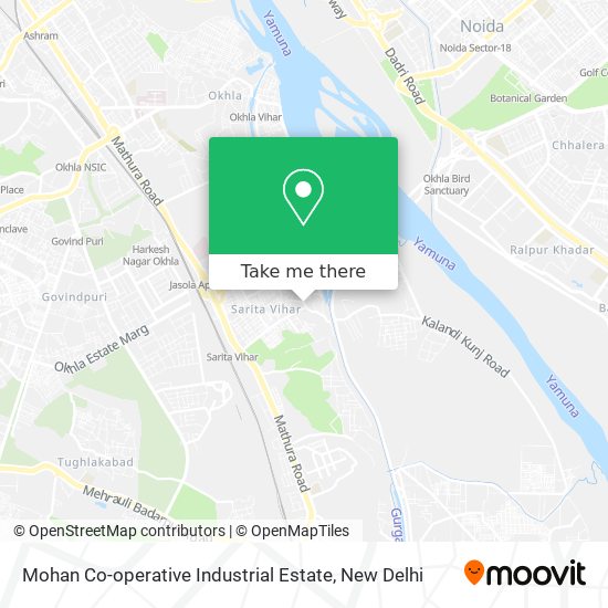 Mohan Co-operative Industrial Estate map