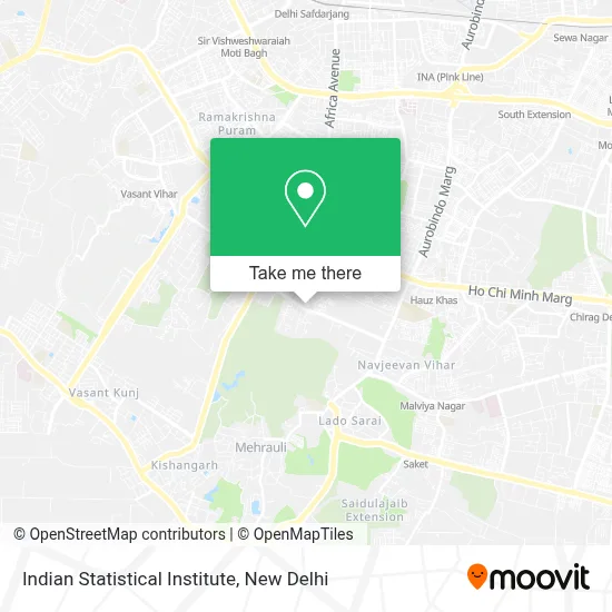 Indian Statistical Institute map