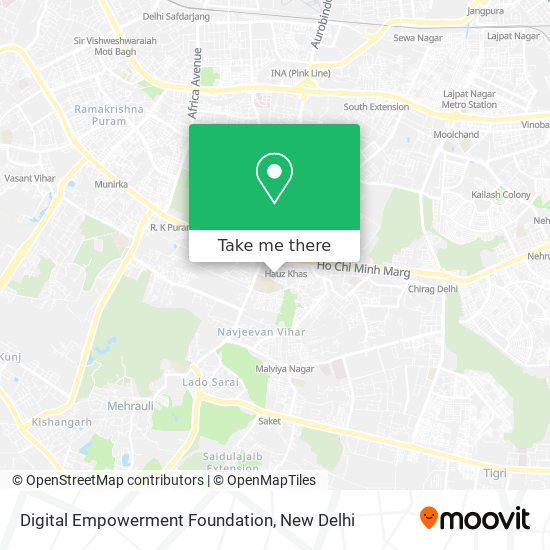 Digital Empowerment Foundation map