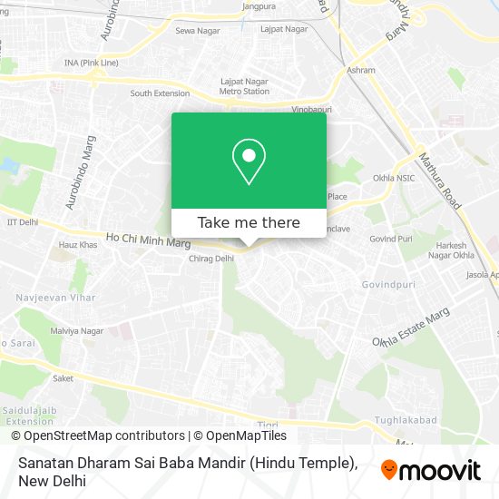 Sanatan Dharam Sai Baba Mandir (Hindu Temple) map
