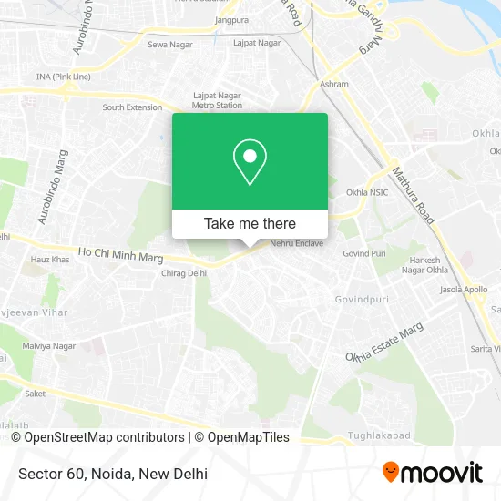 Sector 60, Noida map