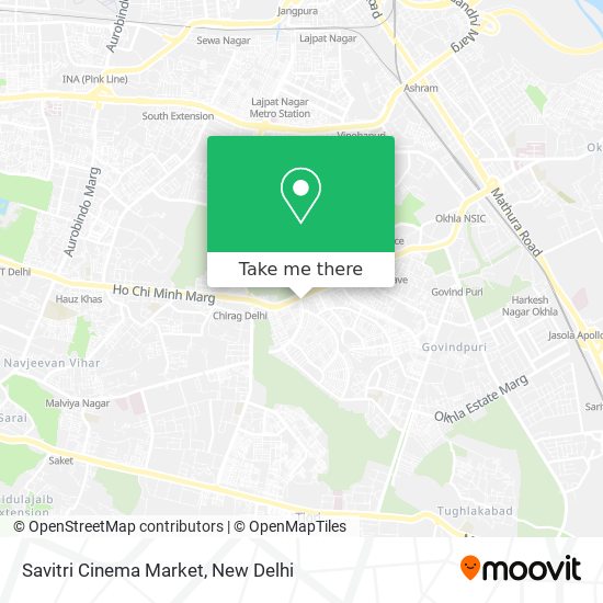 Savitri Cinema Market map