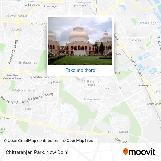 Chittaranjan Park map