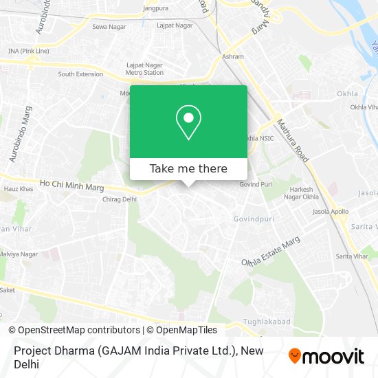 Project Dharma (GAJAM India Private Ltd.) map