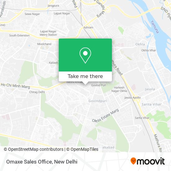 Omaxe Sales Office map