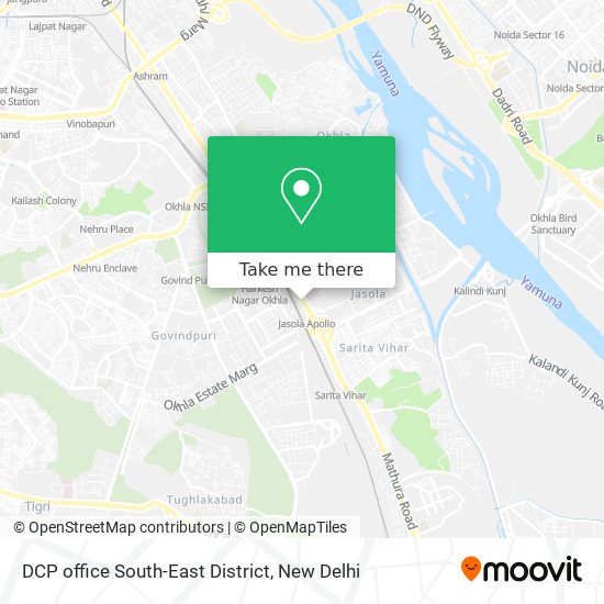 DCP office South-East District map