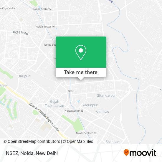 NSEZ, Noida map