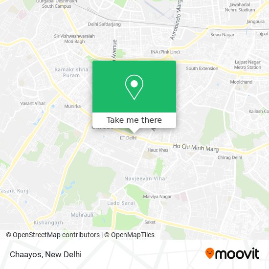 Chaayos map