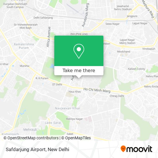 Safdarjung Airport map