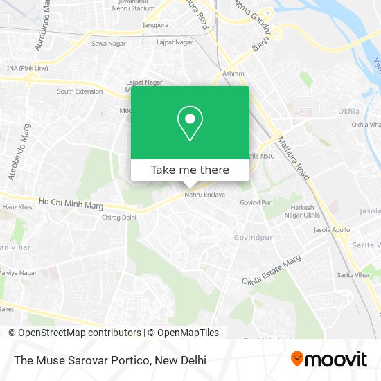 The Muse Sarovar Portico map