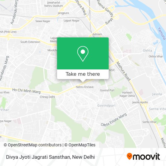 Divya Jyoti Jagrati Sansthan map