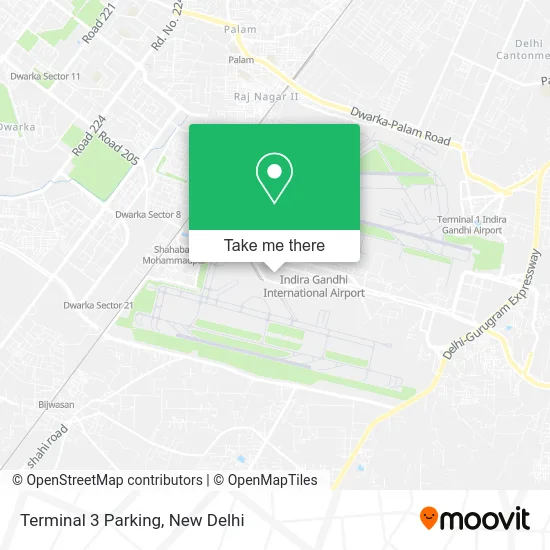 Terminal 3 Parking map