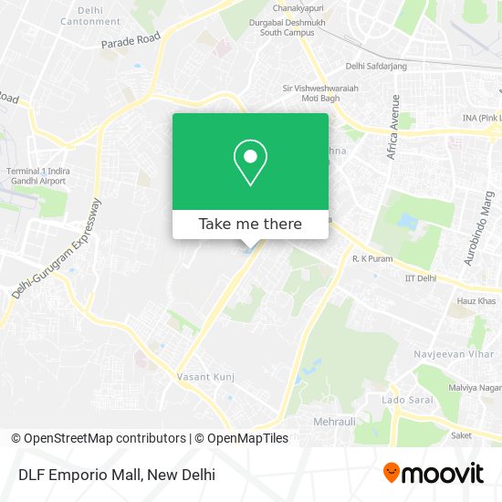 DLF Emporio Mall map