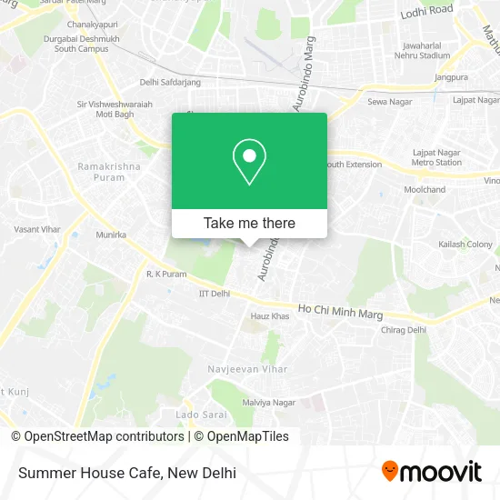 Summer House Cafe map