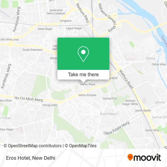 Eros Hotel map