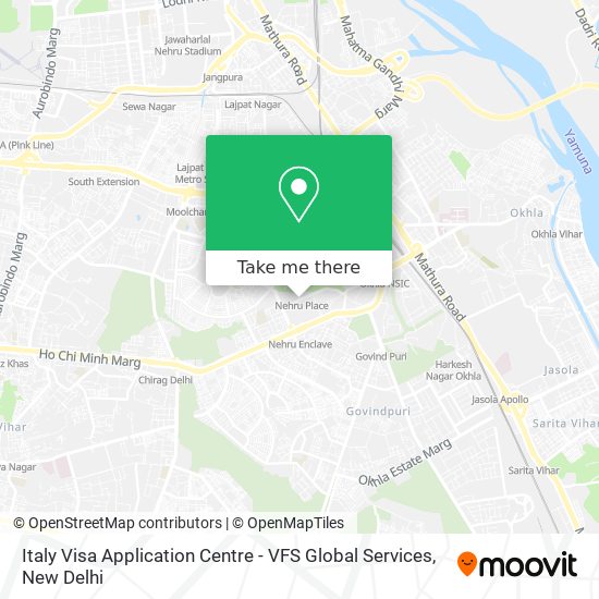 Italy Visa Application Centre - VFS Global Services map