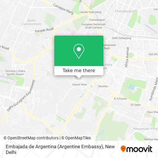 Embajada de Argentina (Argentine Embassy) map