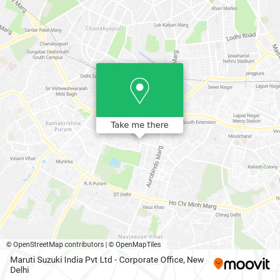 Maruti Suzuki India Pvt Ltd - Corporate Office map