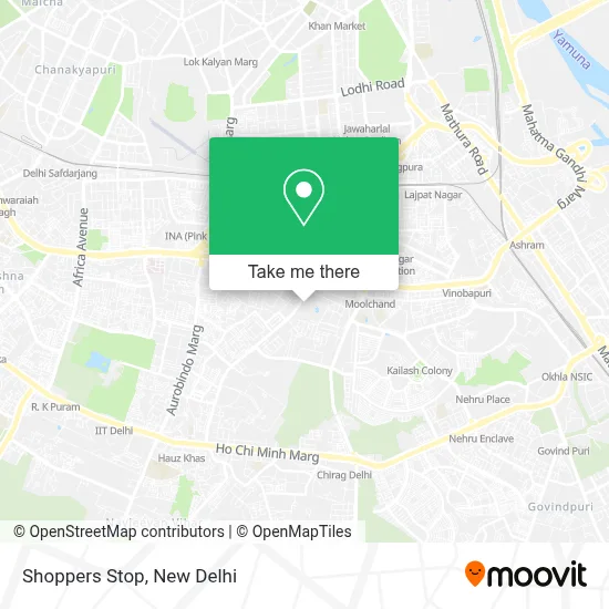 Shoppers Stop map
