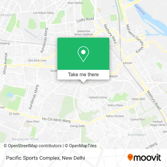 Pacific Sports Complex map