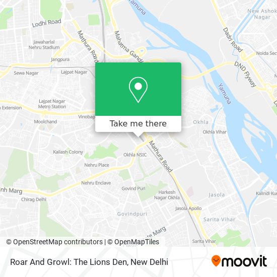 Roar And Growl: The Lions Den map