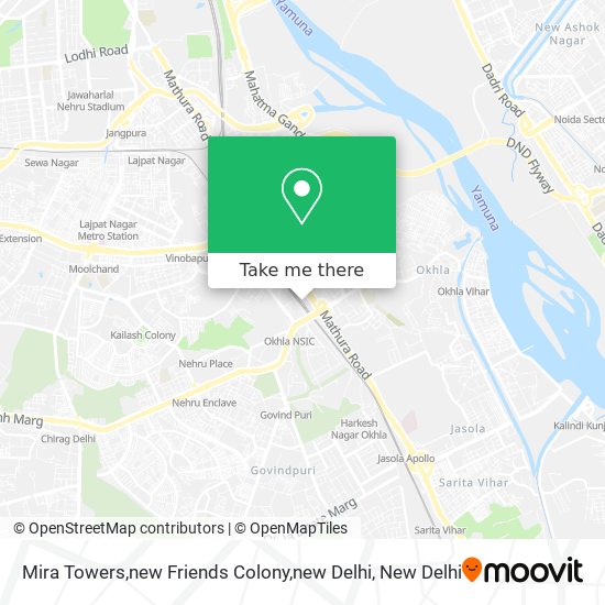 Mira Towers,new Friends Colony,new Delhi map