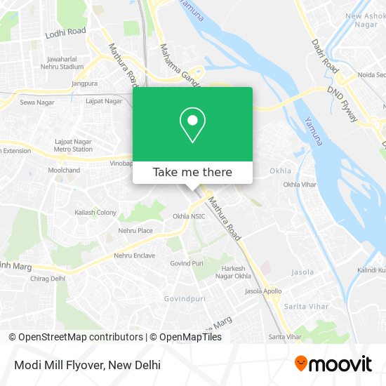 Modi Mill Flyover map