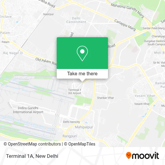 Terminal 1A map
