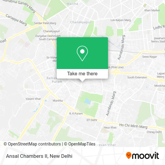 Ansal Chambers II map