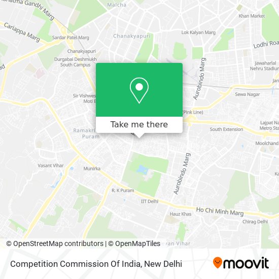 Competition Commission Of India map